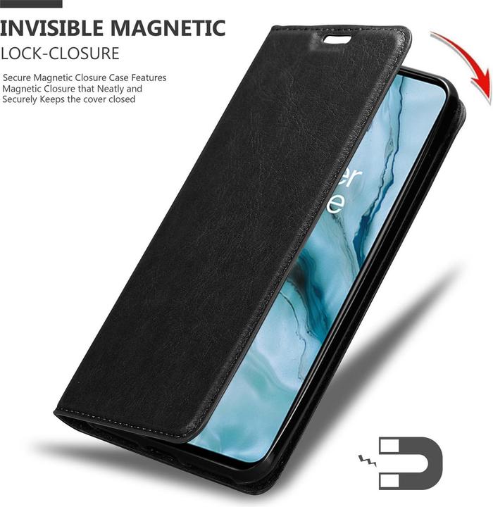 Actual product image Cadorabo Book Invisible Magnet Cover (OnePlus North)