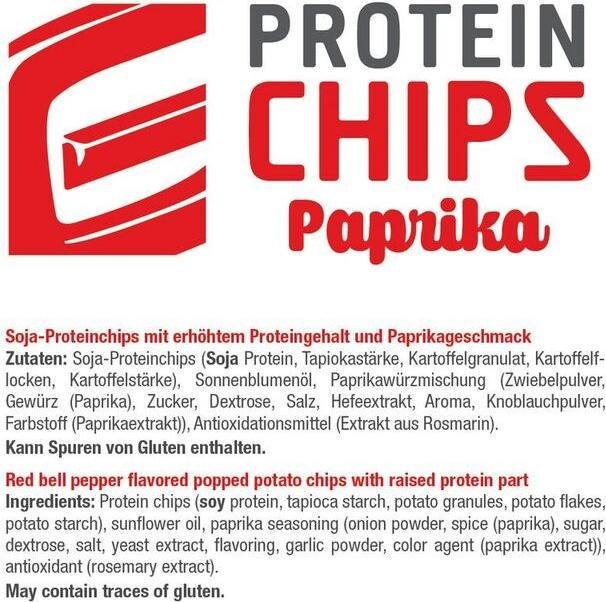 Nutritional values and ingredients GOT7 Nutrition High Protein Chips (6 x 50g bag) (Sweet pepper, 6 pcs., 300 g)