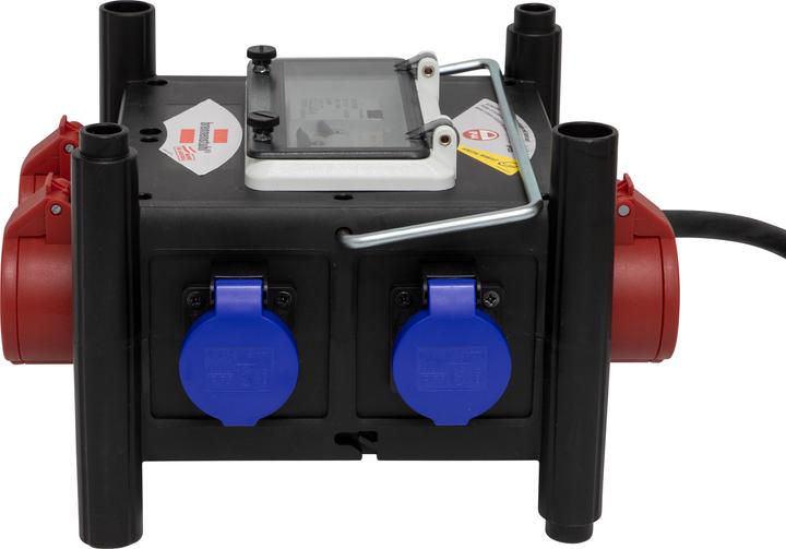 Actual product image Brennenstuhl Compact power distributor BSV 3 - FI/16 IP44, 1x CEE plug 16 A/415 V (IP44), sockets 3x CEE (7 x, Type 13)