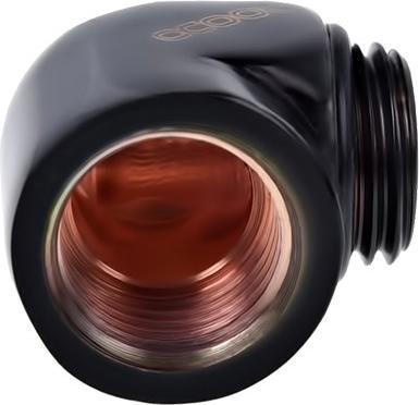 Produktbild Alphacool HF L-Verbinder G1/4 AG auf G1/4 IG Deep Black