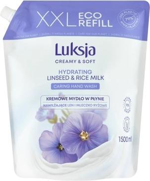 Produktbild Luksja Flüssigseife Hydrating Linseed Rice Milk - 1500 Ml (Flüssigseife, 1500 ml)