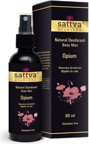 Sattva Ayurveda Sattva Natural Deodorant Body Mist Natural Deodorant In Opium Powder 80Ml (Spray, 80 ml)