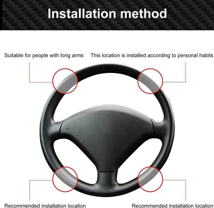 Produktbild König Design 360° Lenkrad Knauf Steuerknopf Lenkradknopf Lenkknauf Lenkhilfe Auto PKW LKW