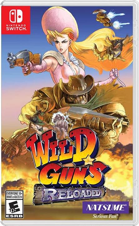 Actual product image Natsume Wild Guns - Reloaded (Switch, Switch Lite, Switch OLED, EN, FR)