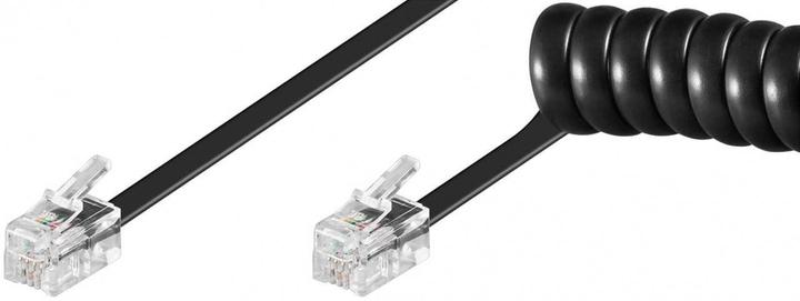 Produktbild Max Hauri Telefon Hörerkabel spiralisiert 0.4m