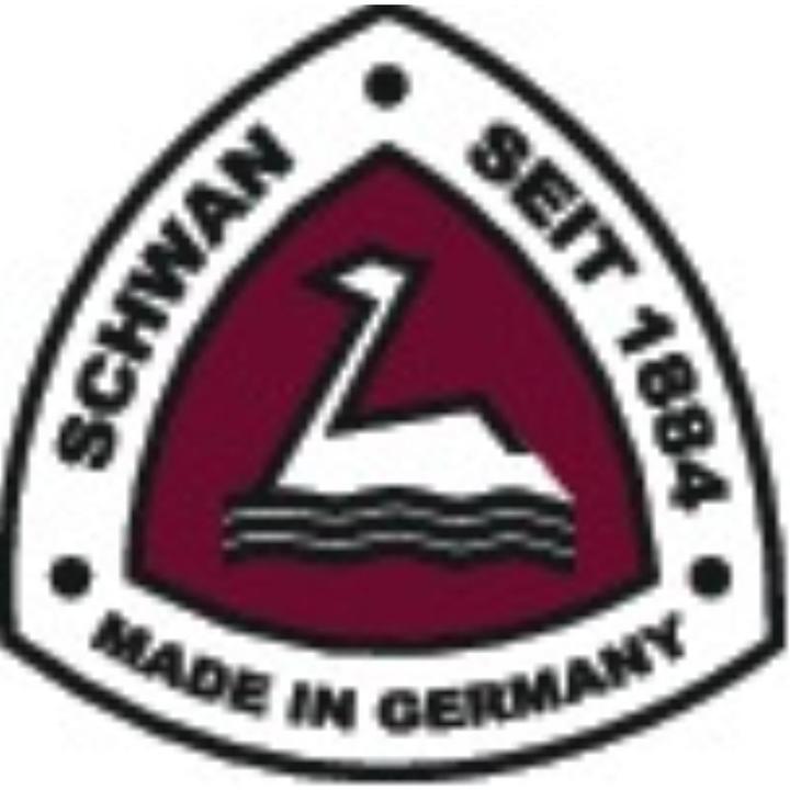 Produktbild Schwan Tiroler Maurerkelle Länge 180 mm Breite 125 mm mit Buchenholzheft, S-Hals Stahl (12.50 cm)