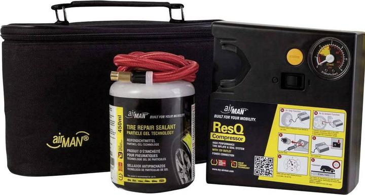 Actual product image Airman 71-051-011 ResQ Tech Integrated Tire Repair Kit Tire Puncture (0.45 l)