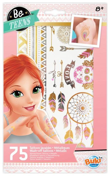 Immagine prodotto Buki Francia TA002 Fun Be Teens Set di 75 tatuaggi lavabili - Collezione I per età superiore a 8 anni
