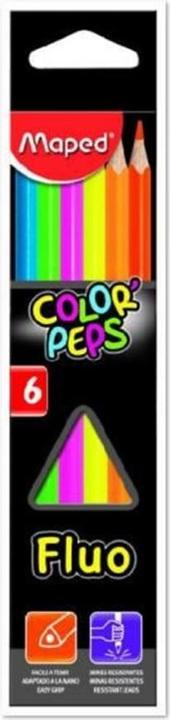 Maped Color Peps (Orange, Yellow, Green, Blue, Pink, Red, 6 x)