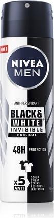 NIVEA Men Invisible Black & White (Spray, 150 ml)