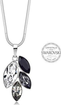 Image du produit Levien Collier avec quatre cristaux Navette foncés (L)