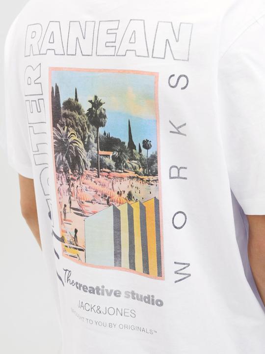 Produktbild Jack & Jones Rückenprint Rundhalsausschnitt T-shirt T-shirt (L)