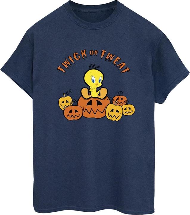 Actual product image Looney Tunes Womens/Ladies Twick Or Tweat Cotton Boyfriend T-Shirt (L)