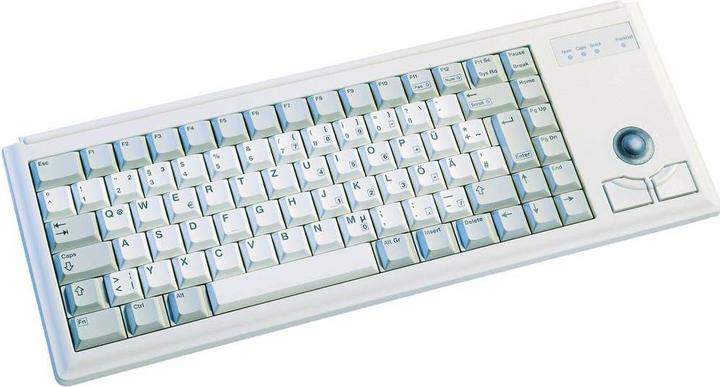 Actual product image CHERRY Keyboard grey 19" Trackball Layout DE (DE, Cable)