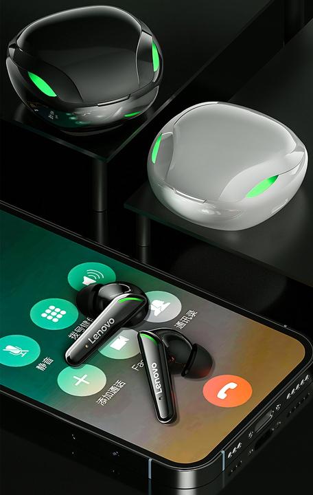Produktbild Lenovo XT92 TWS earphones (Black) (ANC, 8 h, Kabellos)
