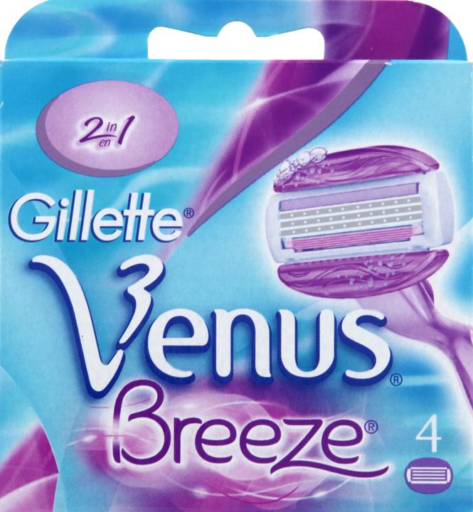 Actual product image Gillette Venus Breeze System Blades 4s (4 x)