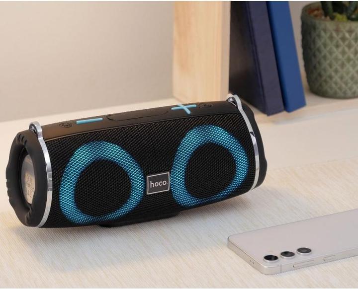 Actual product image Hoco - Wireless Speaker Sports (HC12) - Bluetooth 5.0, Shoulder Strap, 10W - Black