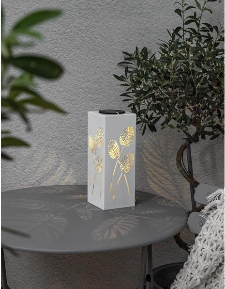 Produktbild Star Trading Dekoleuchte Solar Albaleaf, Weiss (IP44)