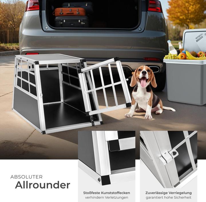 Produktbild tectake Hundetransportbox (Hund, Sicherheitsverschluss)
