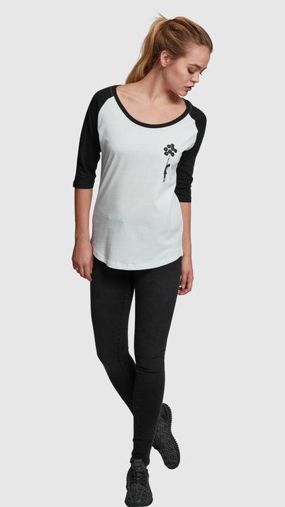 Actual product image Merchcode Ladies Brandalised - Banksy's Graffiti Balloons Raglan Tee (S)