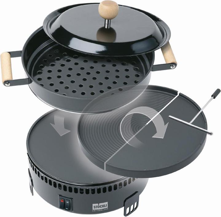Produktbild Stöckli Multifuktionsgerät mit Grillplatte
