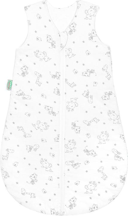 Odenwälder Sac de couchage d'été pour bébé Animal Farm Blanc Gr. 90 (90 cm)