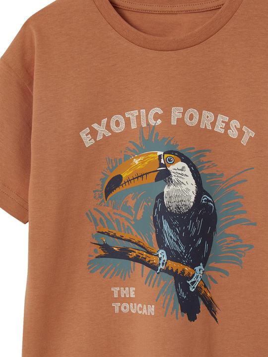 Produktbild Vertbaudet Jungen T-Shirt mit Tierprint, Recycling-Baumwolle (92)