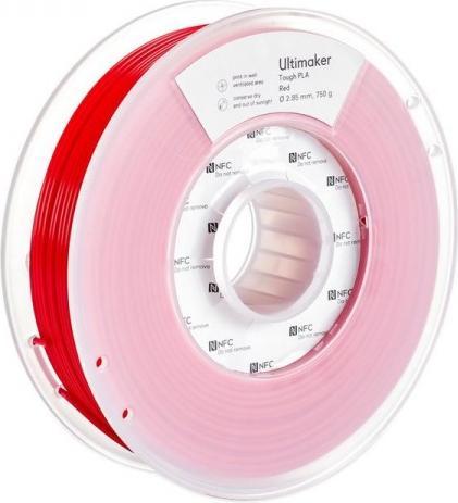 Actual product image Ultimaker Filament (Though PLA, 2.85 mm, 750 g, Red)