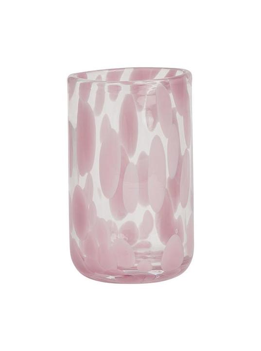 Immagine prodotto Oyoy Bicchiere Jali da 200 ml, 1 pezzo, Rosa/Trasparente (0.20 l, 1 x)