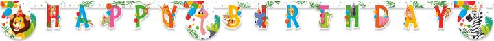 Produktbild JT Lizenzen Girlande Jungle Balloons 2m Happy Birthday, Karton