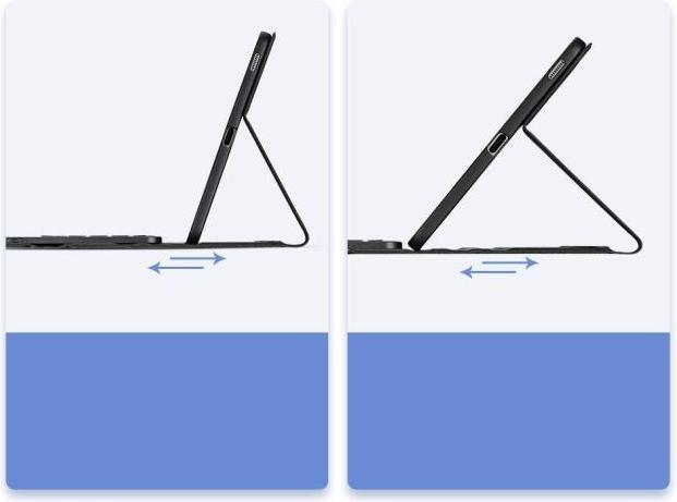 Immagine prodotto Samsung Dux Ducis Touchpad Custodia Tastiera Wireless Bluetooth per Galaxy Tab S6 Lite Nero (Scheda Galaxy S6 Lite)