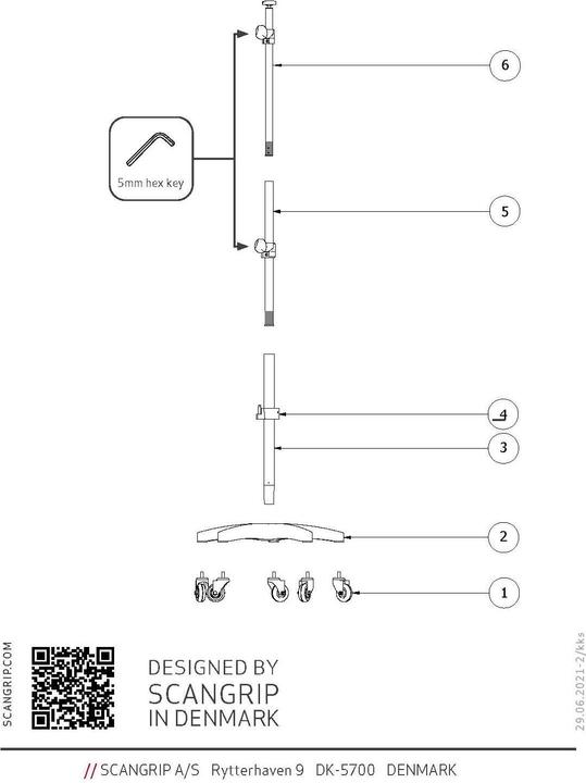 Actual product image BFS KIES rolling stand