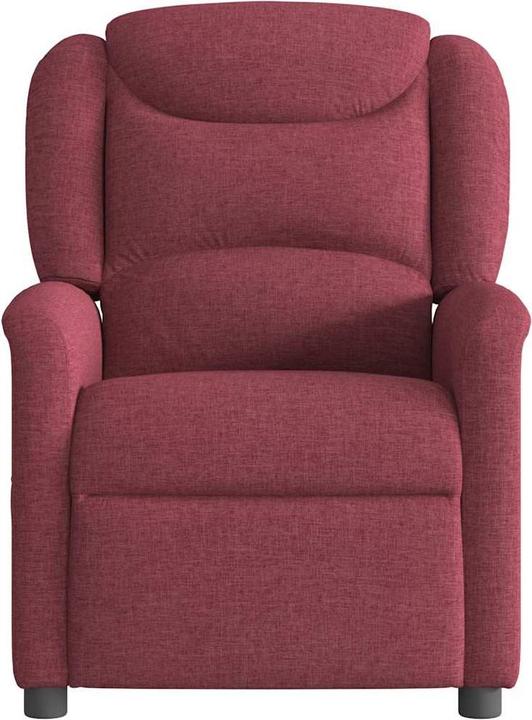 Produktbild VidaXL Massagesessel Weinrot Stoff Massage TV-Sessel