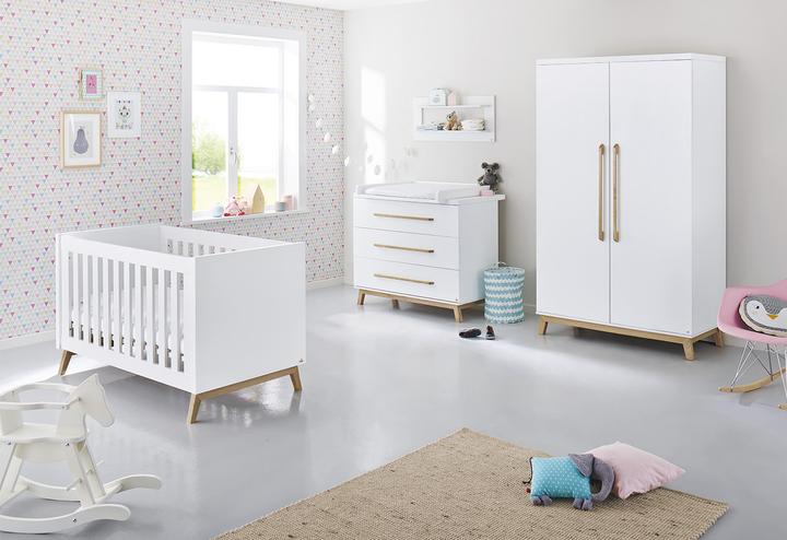 Pinolino Riva breit (Babybett, Wickelkommode, Kinderkleiderschrank)