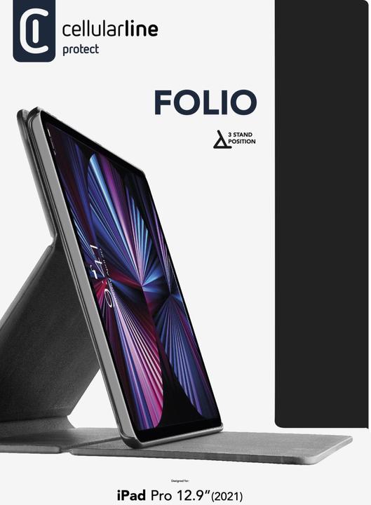 Immagine prodotto Cellularline Folio (IPAD PRO 12.9 2021, iPad Pro 12,9 2022 (6a generazione))