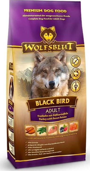 Image du produit Wolfsblut Nourriture sèche Dog Black Bird Adult, 12.5 kg (Adulte, 1 pcs, 12500 g)