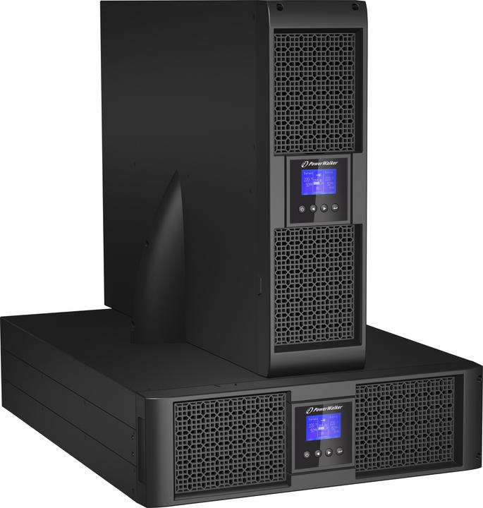 Actual product image Powerwalker VFI 6000 PRT HID 6000VA 5400W Online UPS Tower Rack Double Converter SNMP Slot HID (6000 VA, 5400 W, Online double converter UPS)