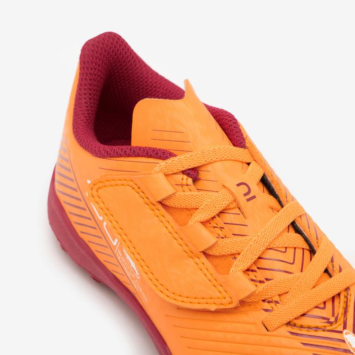 Produktbild Kipsta Kinder Fussball Nockenschuhe mit Klettverschluss - 160 Easy Turf orange (33)