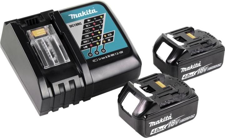 Actual product image Makita DUB 362 RM Battery Leaf Blower 2x18V + 2x Battery 4.0Ah + Charger (Rechargeable battery operated, Leaf vacuums)