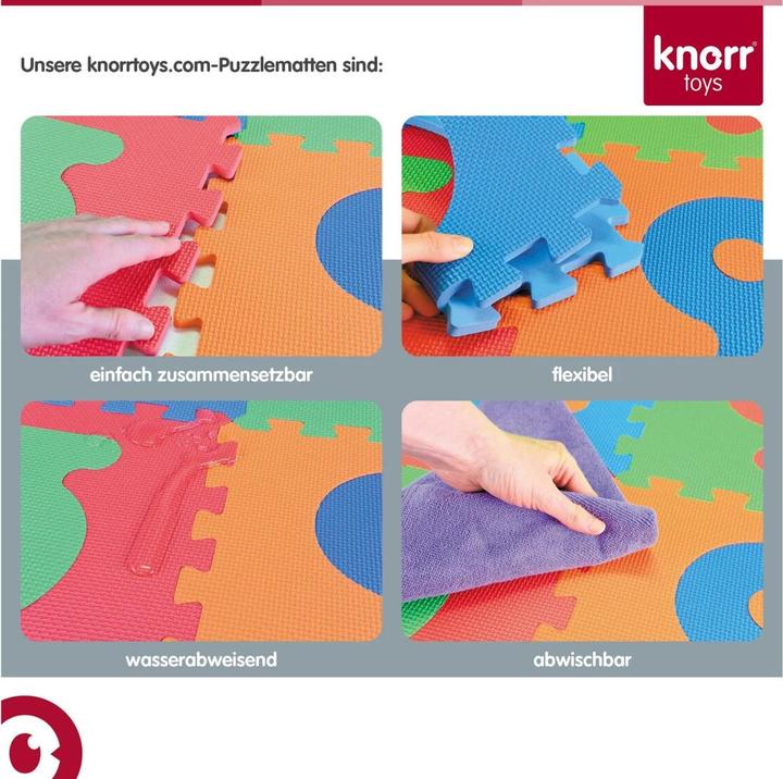 Immagine prodotto Knorrtoys Tappeto puzzle - "Veicoli"/10 pezzi/32 cm (32 x 32 cm)