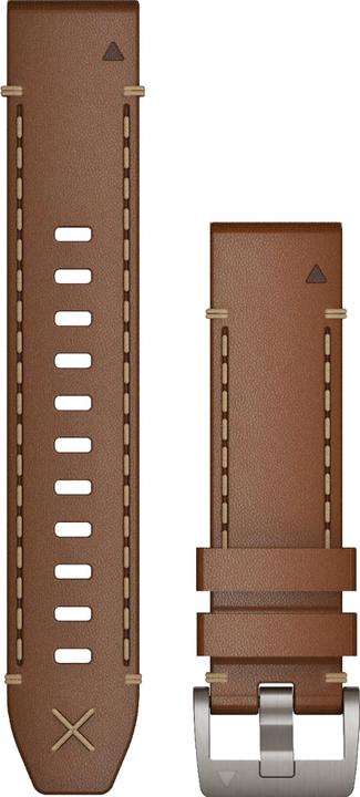 Produktbild Garmin Italian Vacchetta Strap (22 mm, Leder)