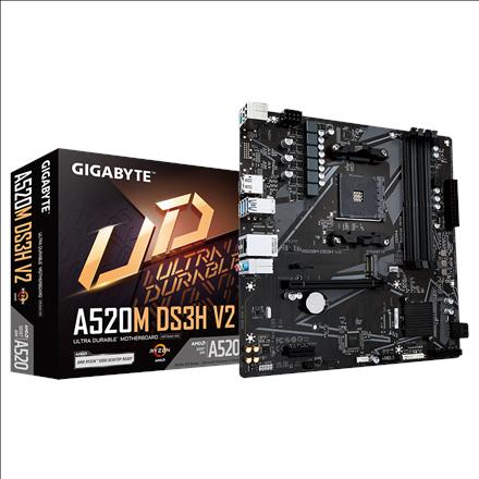 Immagine prodotto Gigabyte A520M DS3H V2 (AM4, AMD A520, mATX)
