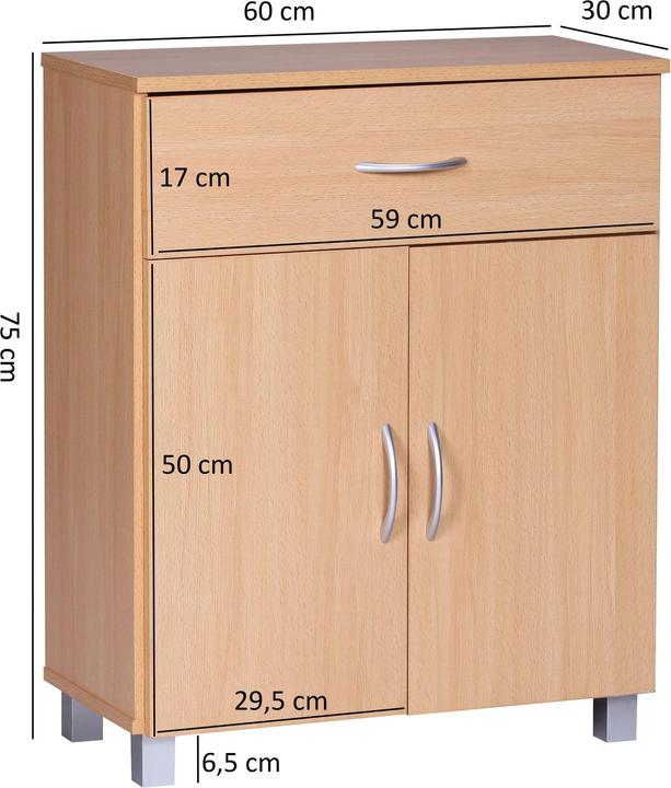 Immagine prodotto FineBuy Fanny (60 x 75 x 30 cm)