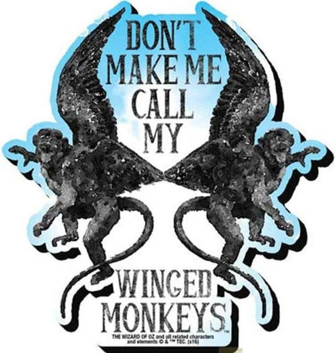 Actual product image NMR Distribution Wizard of Oz: Monkeys Funky Chunky Magnet (1 x)