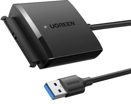 Ugreen SATA to USB 3.0 adapter cable for SATA SSD HDD with power supply unit