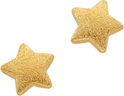 Muau Stud earrings yellow gold 750, 5x5mm (18K 750, Gold)