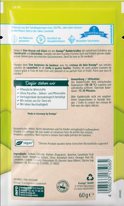 Actual product image Kneipp Bath crystals A tub full of happiness (Bath salts)