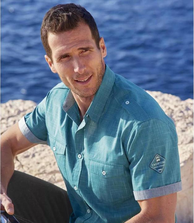 Actual product image Atlas For Men Poplin pilot shirt (5XL)