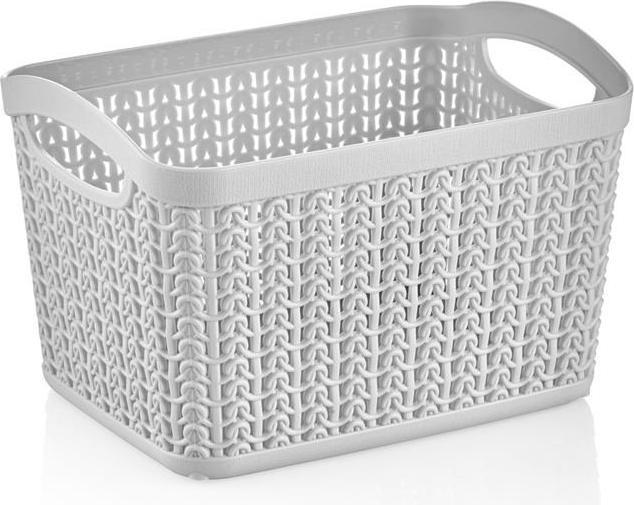 Actual product image Üçsan Plastik BASKET 6.6L KNIT M-083 ICE GRAY (1 x)