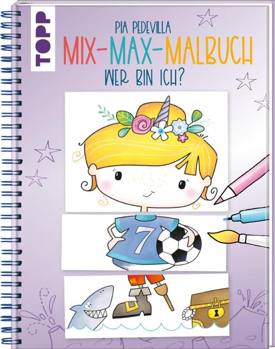 Actual product image Mix Max Colouring Book Who Am I?